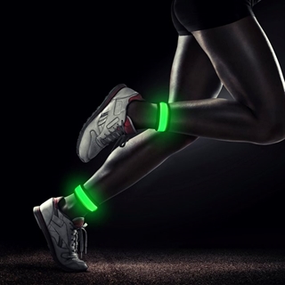 Løbe armbånd med LED lys